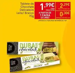 Recheio A+ - tablete de chocolate delicadere leite/ branco promoção