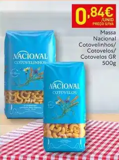 Recheio Nacional - massa cotovelinhos/ cotovelos/ cotovelos promoção