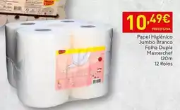 Recheio Jumbo - papel higiénico branco folha dupla promoção
