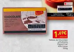 Recheio A+ - tablete de chocolate promoção