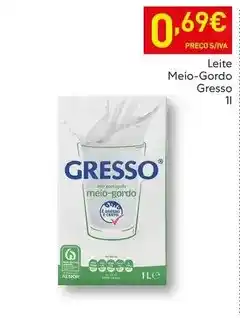 Recheio Gresso - leite promoção