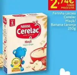 Recheio Nestle - farinha láctea cerelac maca/ banana laranja promoção
