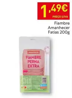Recheio Amanhecer - fiambre fatias promoção