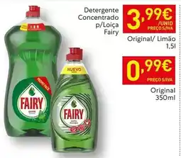Recheio Fairy - detergente concentrado p/loica promoção