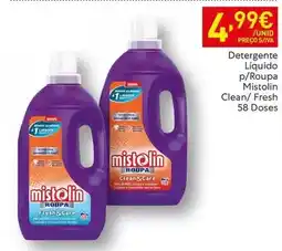 Recheio A+ - detergente liquido p/roupa mistolin clean/fresh promoção