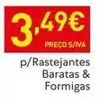 Recheio Rastejantes baratas & formigas promoção