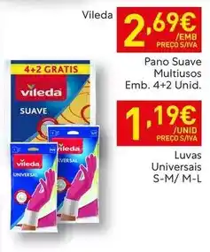 Recheio Vileda - pano suave multiusos promoção