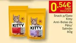 Recheio Snack p/gato anti-bolas de pelo/salmao promoção