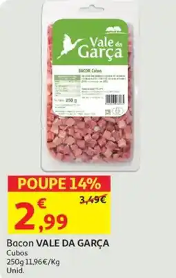 Minipreço Bacon VALE DA GARÇA Cubos promoção