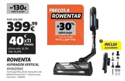 Radio Popular Rowenta - aspirador vertical promoção