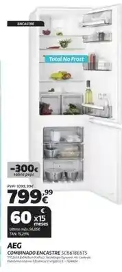Radio Popular Aeg - combinado encastre sfc618fbs promoção