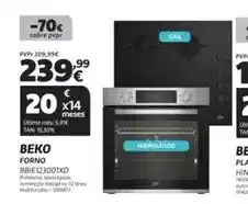 Radio Popular Beko - forno bbief123001xd promoção