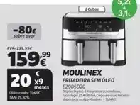 Radio Popular Moulinex - fritadeira sem oleo promoção