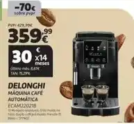 Radio Popular Delonghi - maquina cafe automatica ecam2202ib promoção