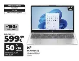 Radio Popular Hp - pc portátil promoção