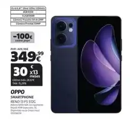 Radio Popular Oppo - smartphone reno 13 fs 512g promoção