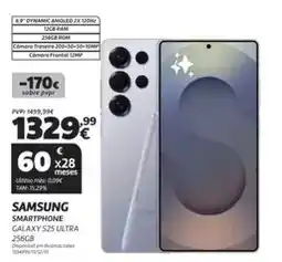 Radio Popular Samsung - smartphone galaxy s25 ultra 256gb promoção