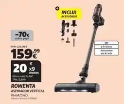 Radio Popular Rowenta - aspirador vertical promoção