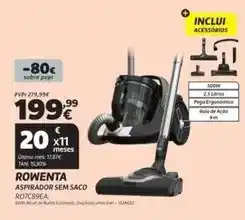 Radio Popular Rowenta - aspirador sem saco promoção
