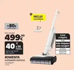Radio Popular Rowenta - aspirador vertical gz7035pt promoção