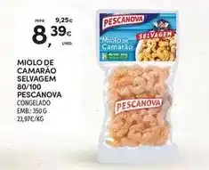 Continente Pescanova - miolo de camarao selvagem promoção