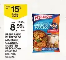 Continente Pescanova - preparado p/arroz de marisco c/molho s/gluten promoção