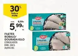 Continente Iglo - filetes robalo/ dourada promoção