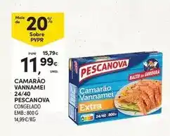 Continente Pescanova - camarão vannamei promoção