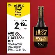 Continente Seleção 1927 - cerveja c/ alcool super bock promoção