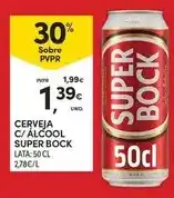 Continente Super bock - cerveja c/ alcool promoção