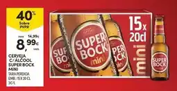 Continente Super bock - cerveja c/alcool mini promoção