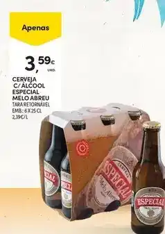 Continente Special - cerveja c/alcool especial melo abreu promoção