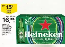 Continente Heineken - cerveja c/alcool promoção