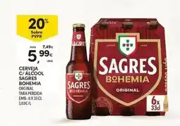 Continente Sagres - cerveja c/ alcool promoção