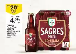 Continente Sagres - cerveja c/léocol promoção