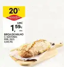 Continente Broa de milho promoção