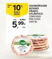 Continente Hambúrguer bovino prado atlantico promoção