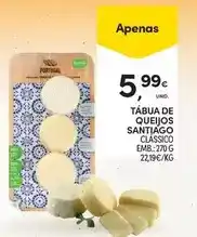 Continente Santiago - tabua de queijos promoção