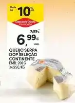 Continente Continente - queijo serpa dop promoção