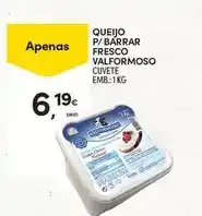 Continente Valformoso - queijo p/ barrar fresco promoção