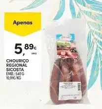 Continente Chourico regional promoção