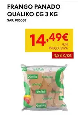 Recheio Frango panado promoção