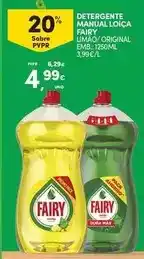 Continente Fairy - detergente manual loica promoção