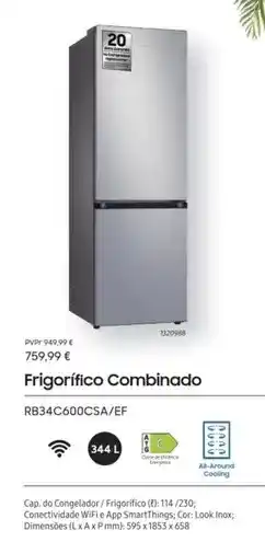 Radio Popular A+ - frigorífico combinado promoção