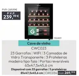 Radio Popular Polaroid - cave de vinho cwc023 promoção