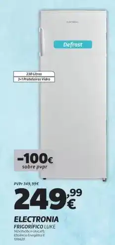 Radio Popular Electronia - frigorífico luke promoção