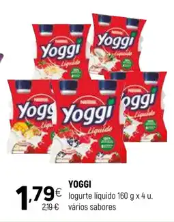 Coviran YOGGI logurte líquido promoção