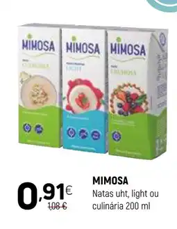 Coviran MIMOSA Natas uht, light ou culinária promoção