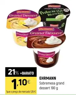 Coviran EHRMANN Sobremesa grand dessert promoção