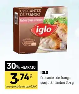 Coviran IGLO Crocantes de frango queijo & fiambre promoção